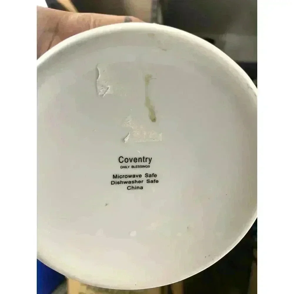 White Scripture Teapot Colossians 3:15‎ Peace of God Rule Hearts Microwave Safe